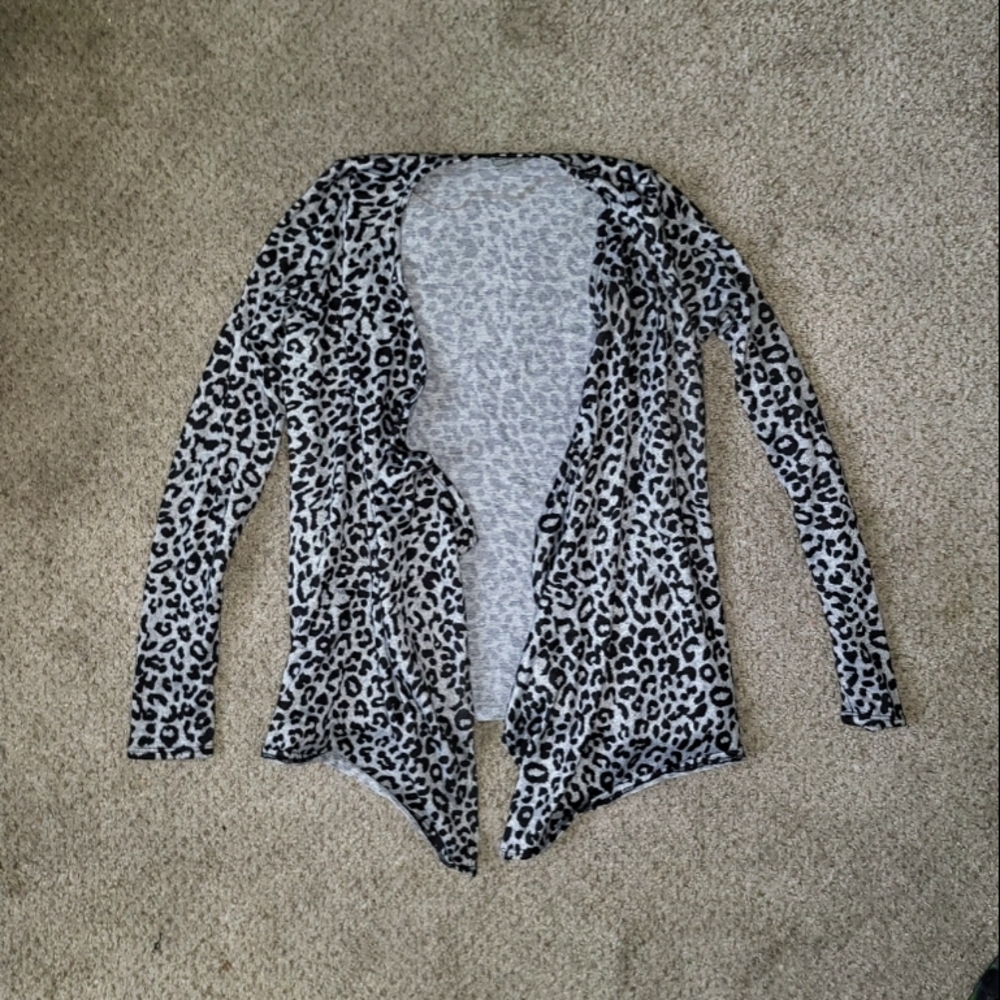 Leopard Print Cardigan
